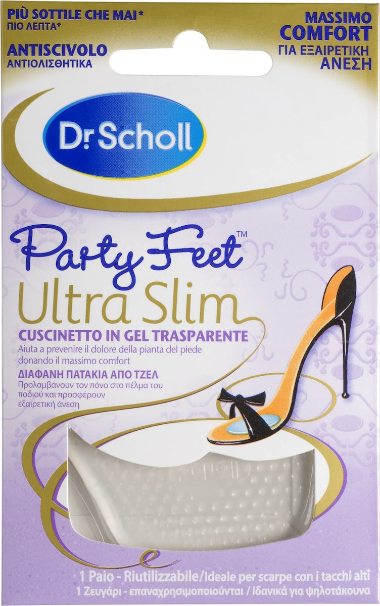 Scholl Party Feet Ultra Slim Πατάκια από Τζελ 1 Ζεύγος Ref:10027062