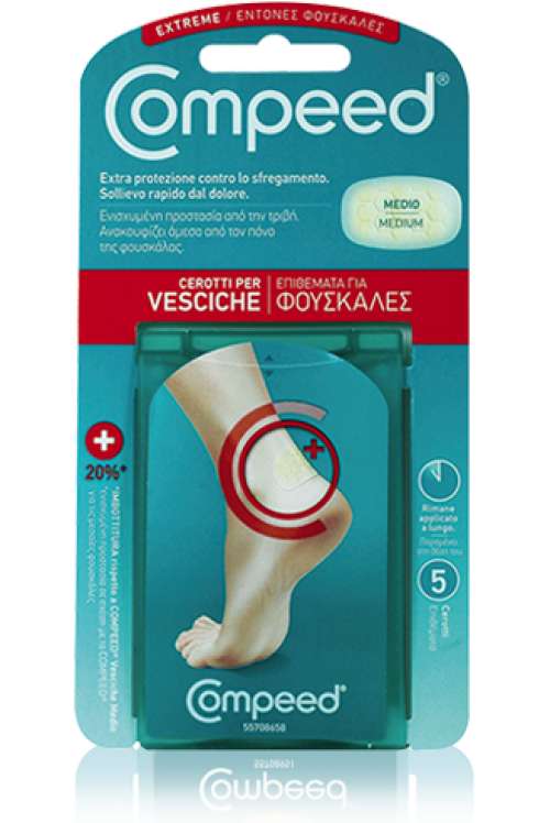 COMPEED® Blister Extreme - Medium Pads for Intense Blisters 5pcs