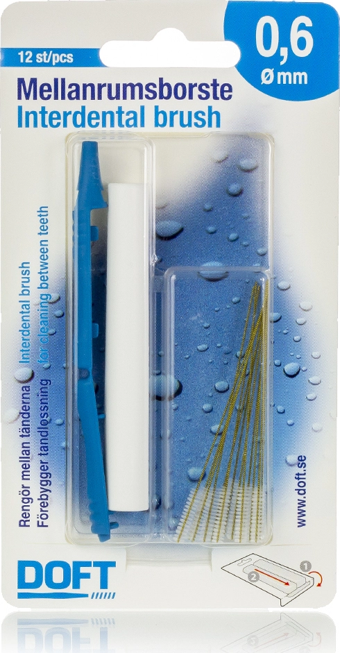 Doft Interdental Brush 0,6mm 12τμχ