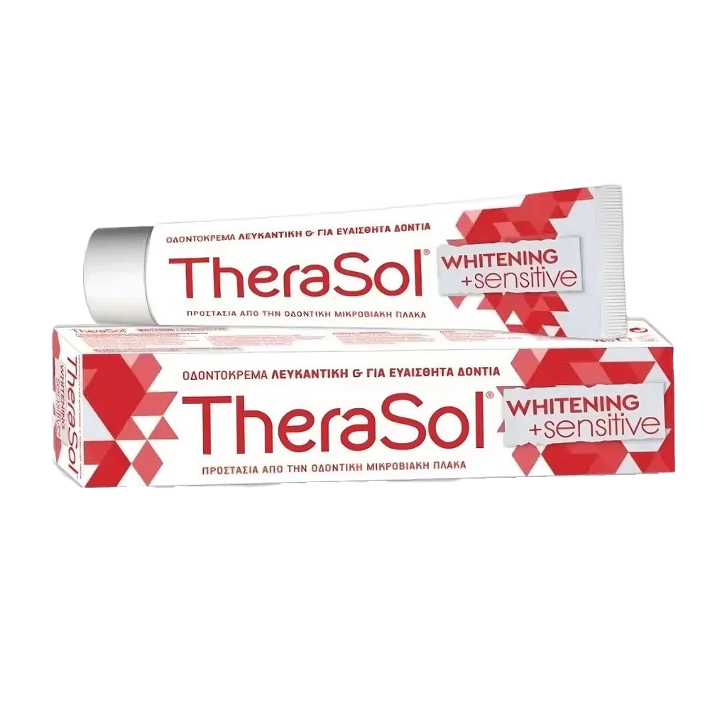 Therasol Toothpaste Οδοντόκρεμα For Whitening + Sensitive 75 ml