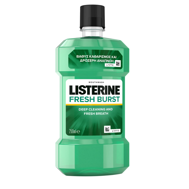 Listerine Freshburst 250ml Στοματικό Διάλυμα Πράσινο