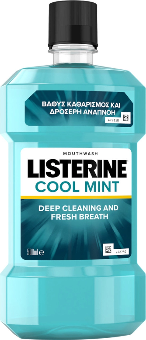 Listerine Coolmint 500ml Στοματικό Διάλυμα Μπλε