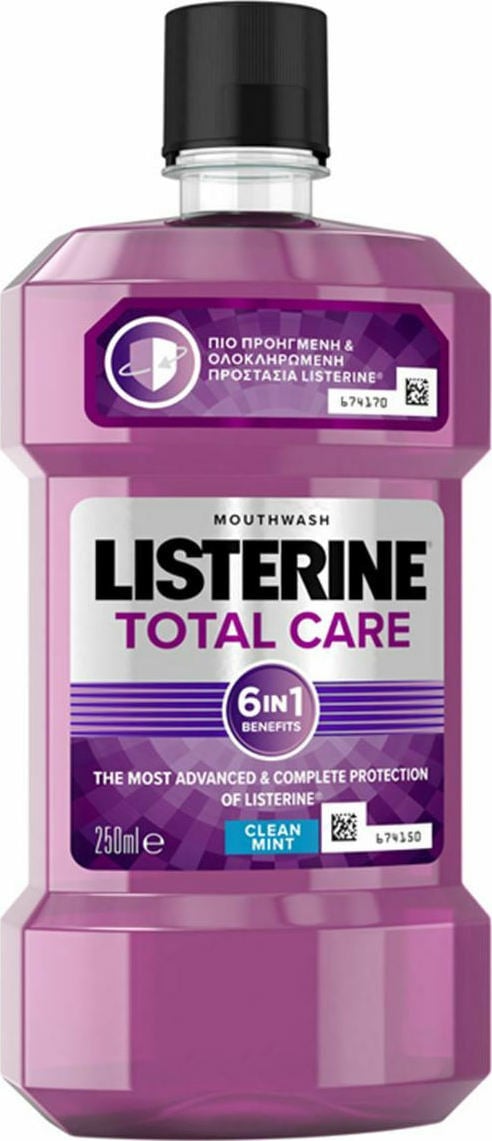 Listerine Total Care 250ml Στοματικό Διάλυμα Μωβ