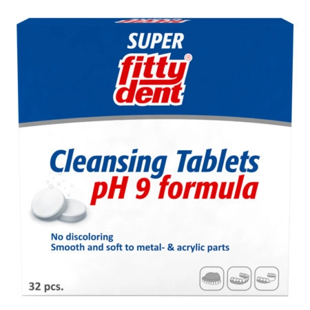 Fittydent Tablets Καθαριστικά Δισκία Οδοντοστοιχίας  32τμχ