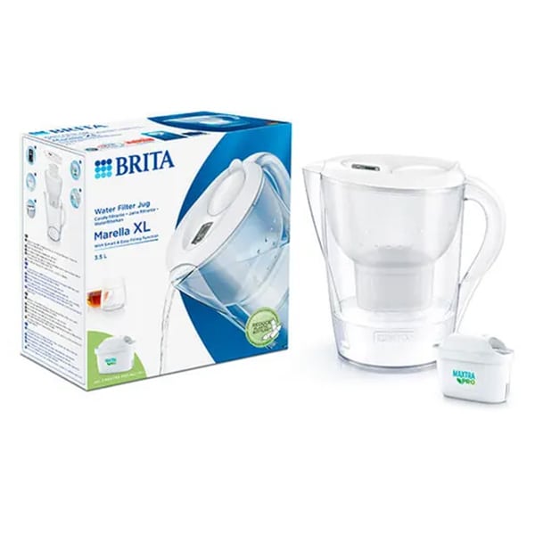Brita Κανάτα Marella XL 3,5L All-in-1 Λευκό + Ανταλλακτικό Maxtra Pro
