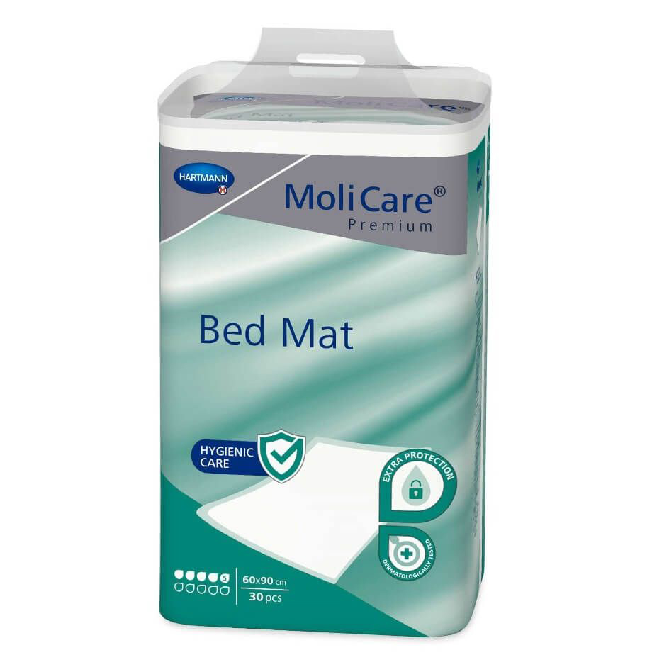 MoliCare Premium Bed Mat Υποσέντονο Μιας Χρήσης 5 Σταγόνων 60x90cm 30τμχ REF:161065 (πρώην 161520) Hartmann