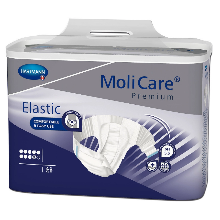 MoliCare Premium Slip Elastic Night Slip Diapers Medium 9 Drops 26pcs REF:165572 Hartmann