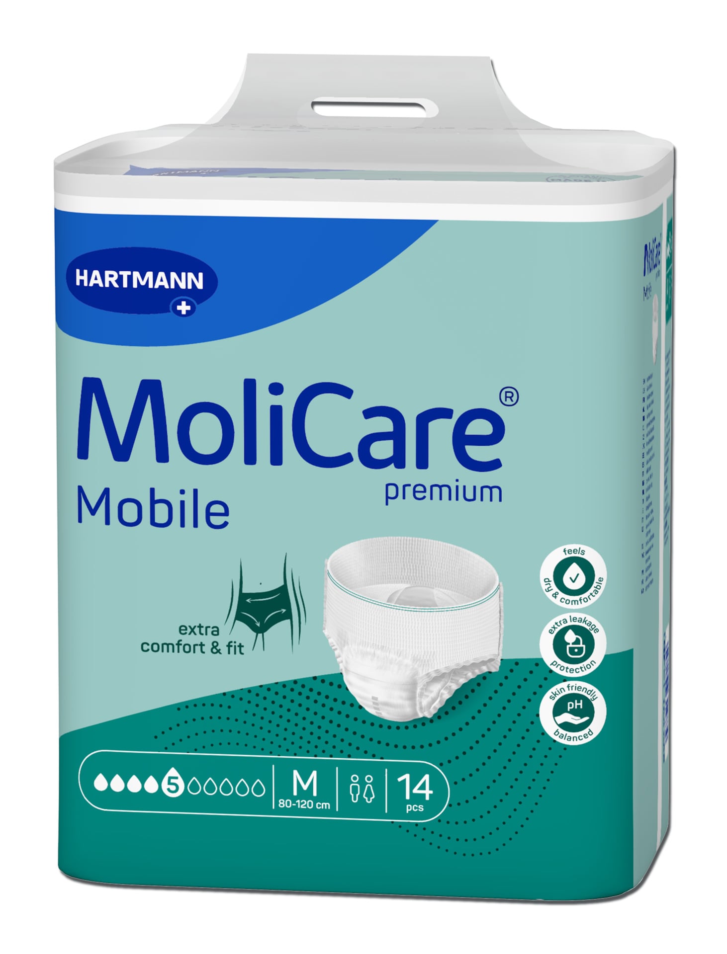 Molicare Premium Mobile Light Σλιπ Ημέρας Medium 5 Σταγ. 14τμχ REF:166000 (πρώην 915852) Hartmann