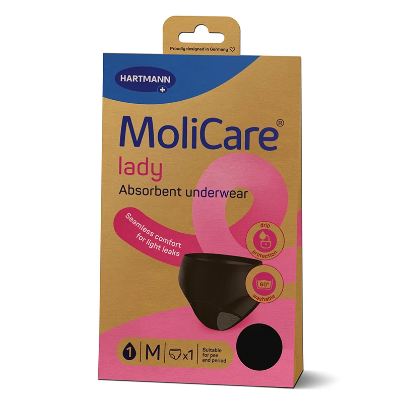 MoliCare Lady Επαναπλενόμενο Εσώρουχο Ακράτειας-Περιόδου Medium 1τμχ REF:166301 Hartmann