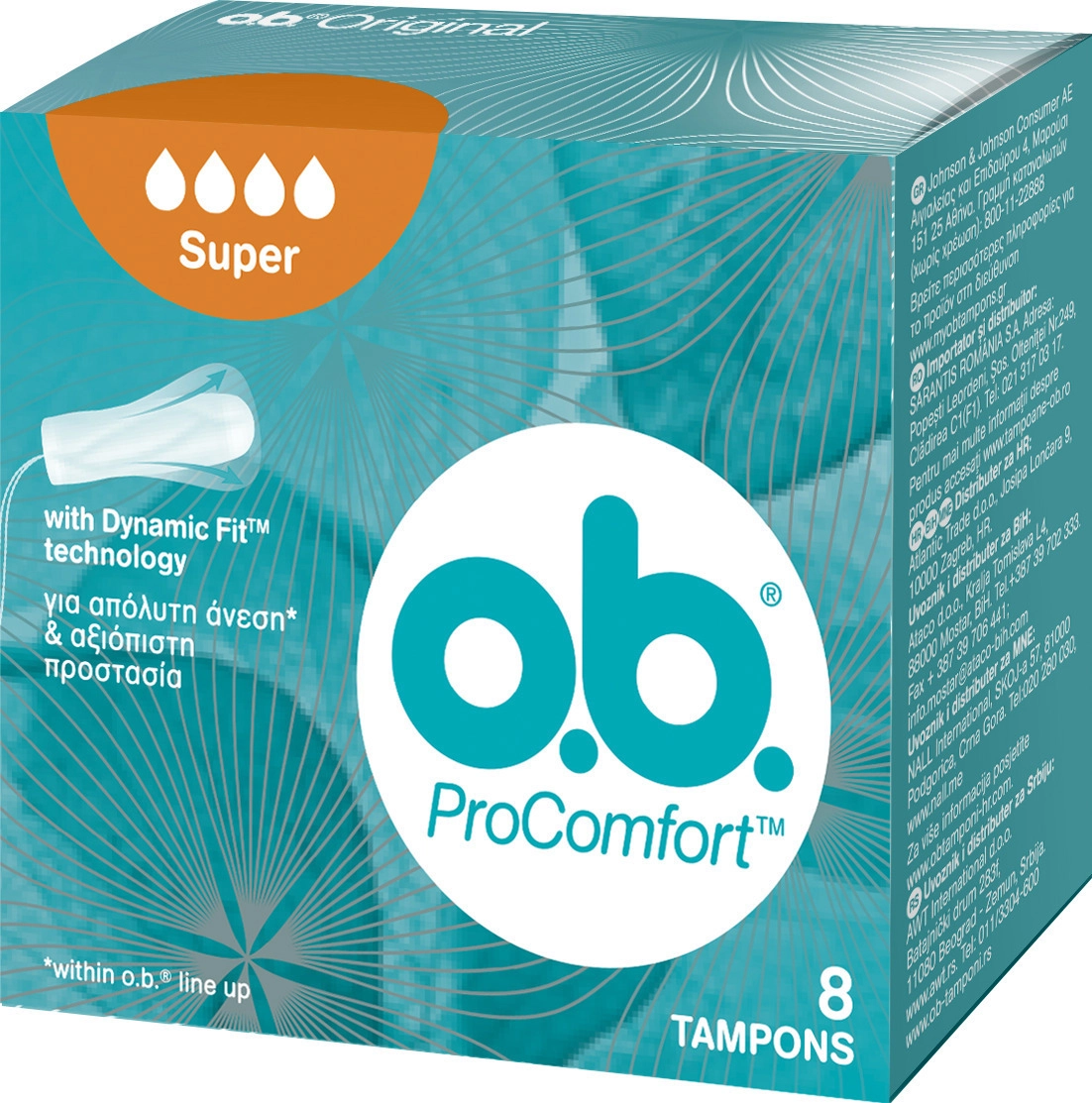 O.B. ProComfort Super 8τμχ