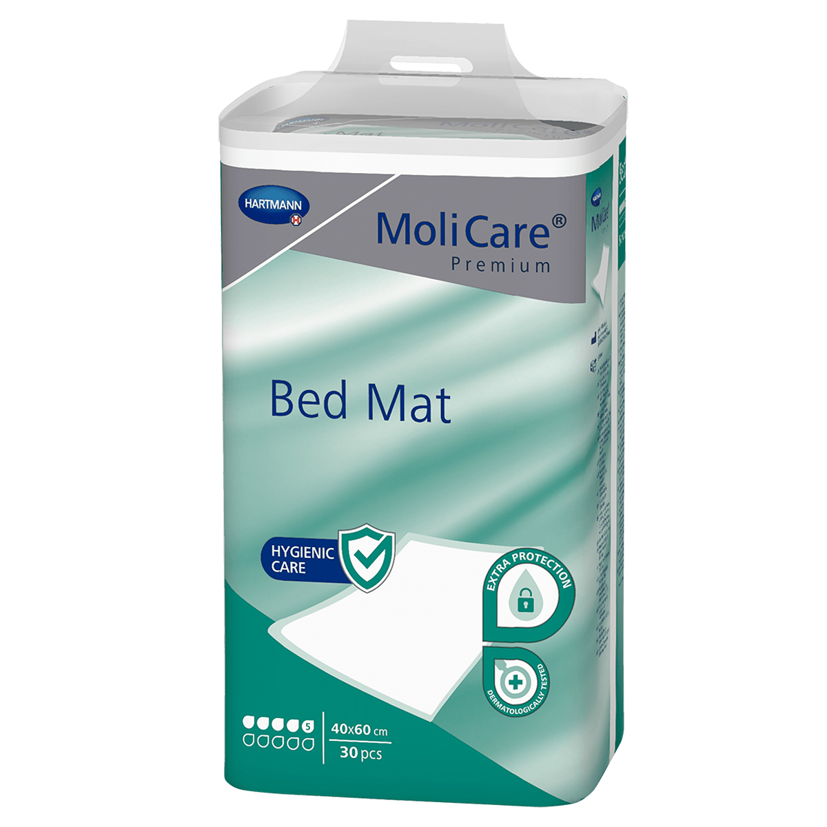 MoliCare Premium Bed Mat Υποσέντονο Μιας Χρήσης 5 Σταγόνων 40x60cm 30τμχ REF:161061 (πρώην 161220) Hartmann