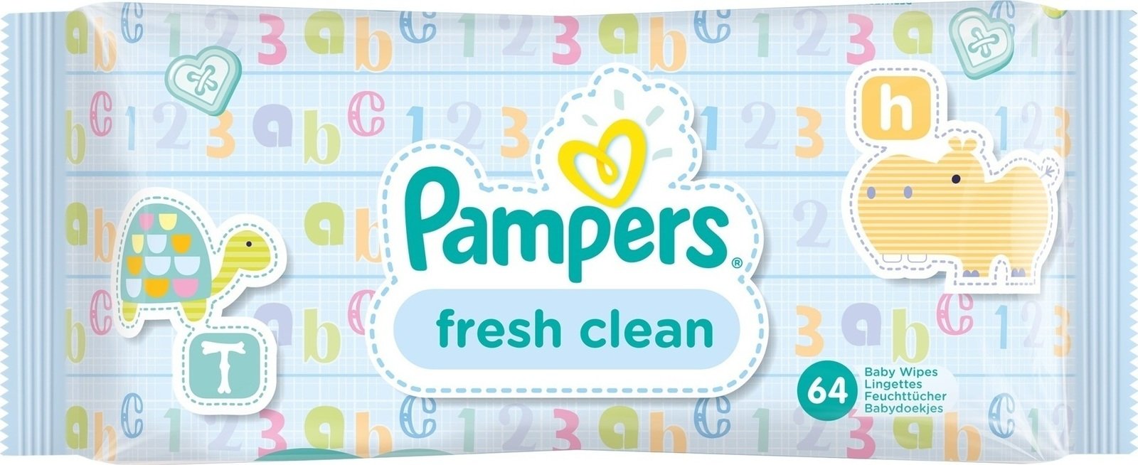 Pampers Baby Wipes Χωρίς Καπάκι 64τμχ