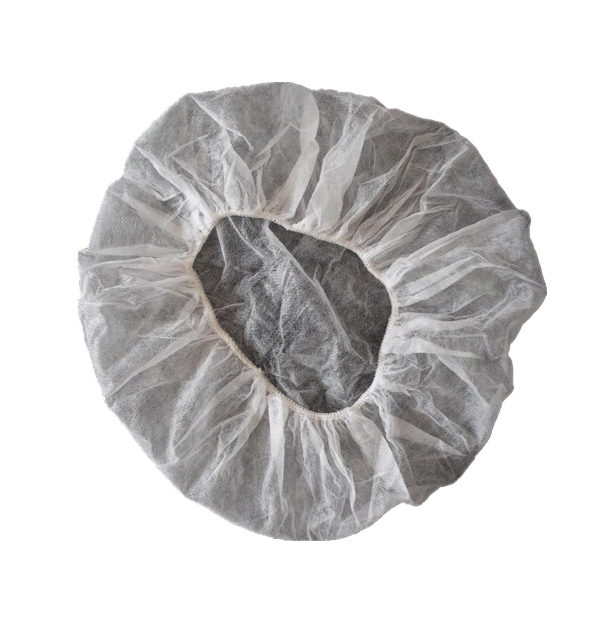 Σκουφιά Μιας Χρήσεως Λευκά Matsuda 100τμχ (Τύπου Ακορντεόν)10gr Διαμέτρου:53cm