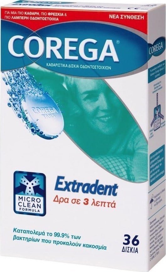 Corega Extradent 36 Tablets