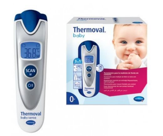 Θερμόμετρο Ψηφιακό Thermoval Baby Sense 3'' Μετώπου, Χώρου και Επιφανειών με Υπέρυθρες Ακτίνες 1τμχ  REF:925094 Hartmann