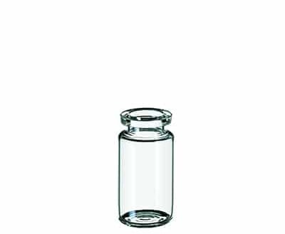 Φιαλίδιο Γυάλινο  Διάφανο 10ml Crimp 100τμχ (Κ.Π)