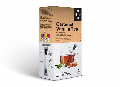 Elixir Tea Caramel Vanilla 10 tea bars