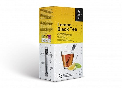 Elixir Tea Lemon Black Tea 10 tea bars