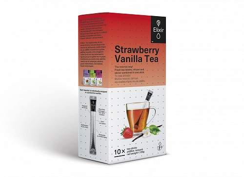 Elixir Tea Strawberry Vanilla 10 tea bars