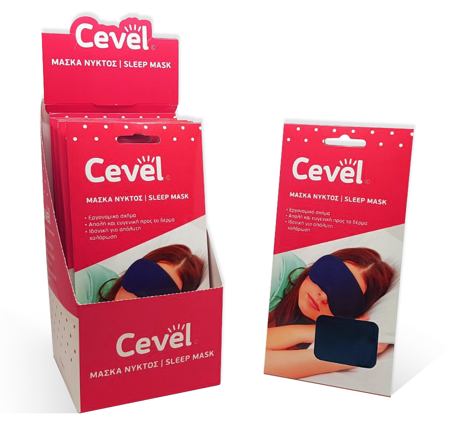 Sleep Mask Cevel (in Display Box of 12 pieces)