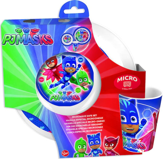 Stor PJ Masks Σετ Φαγητού 3τμχ 01950