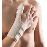 Thumb splint -0514- Small (10-15) Black Anatomic Help