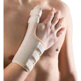 Thumb splint -0514- Medium (16-21) Black Anatomic Help