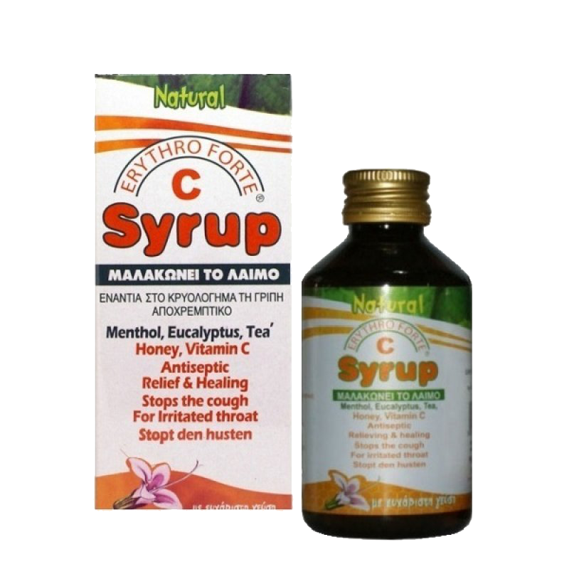 Erythro Forte Syrup C Softens the Throat 150ml