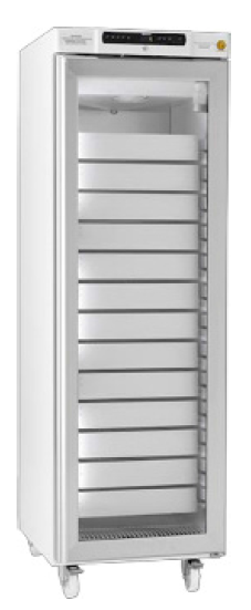 Professional Pharmacy Refrigerator GRAM II RR410 Lh 346Lt White (Includes 5 Abs Drawers, 1 Tall Basket & 2 Shelves)