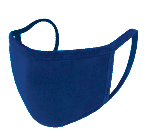 Children's Blue Fabric Mask 100%Cotton 1pcs Multipurpose Controlled Multipurpose