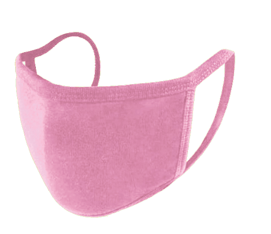 Children's Fabric Mask Pink 100%Cotton Mask 1pcs Multipurpose Controlled