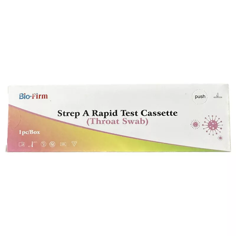 Test Rapid Strep A (Στρεπτόκοκου) BIOFIRM 1τμχ Στοματοφαρυγγικό