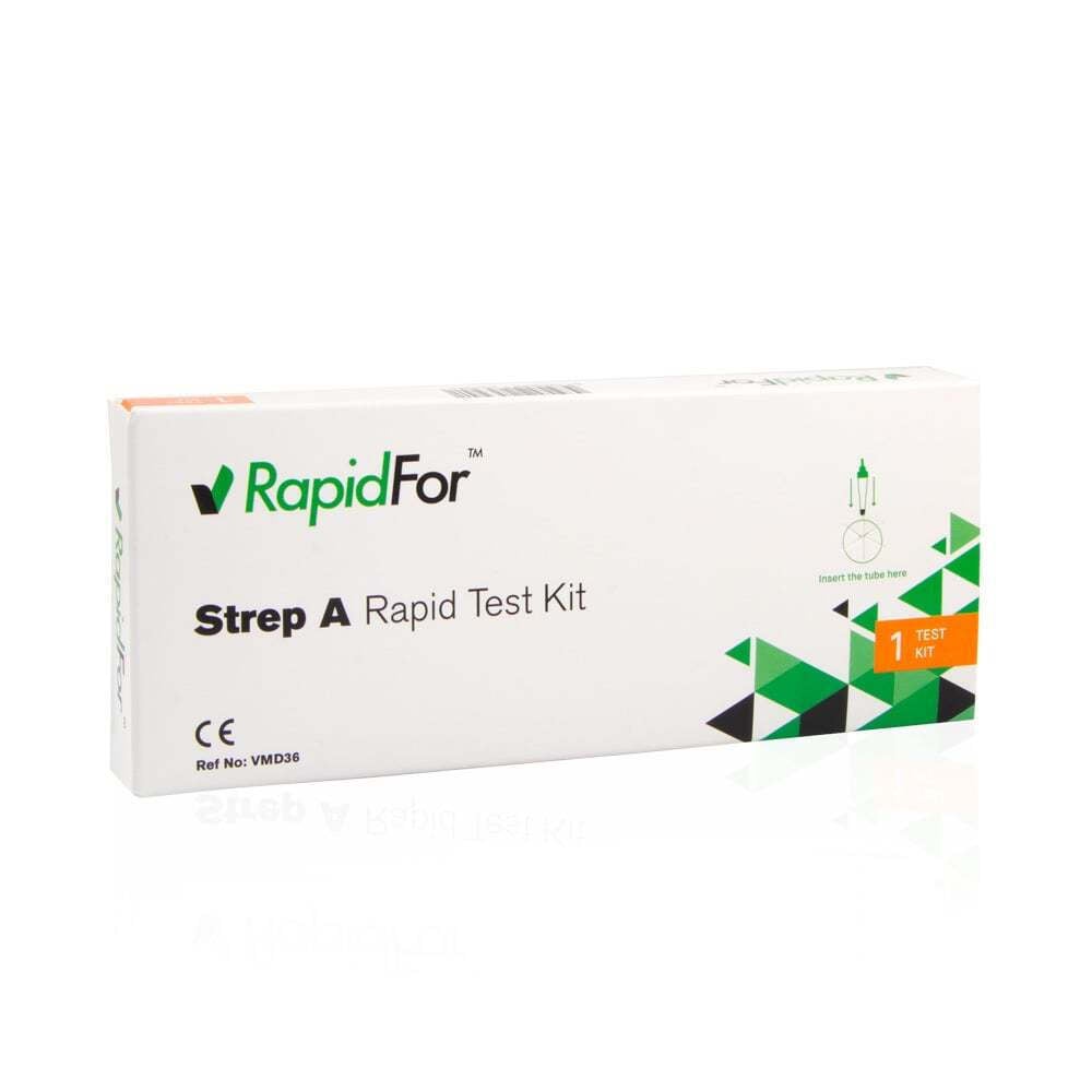 Test Rapid Strep A (Στρεπτόκοκου) RapidFor 1τμχ Στοματοφαρυγγικό