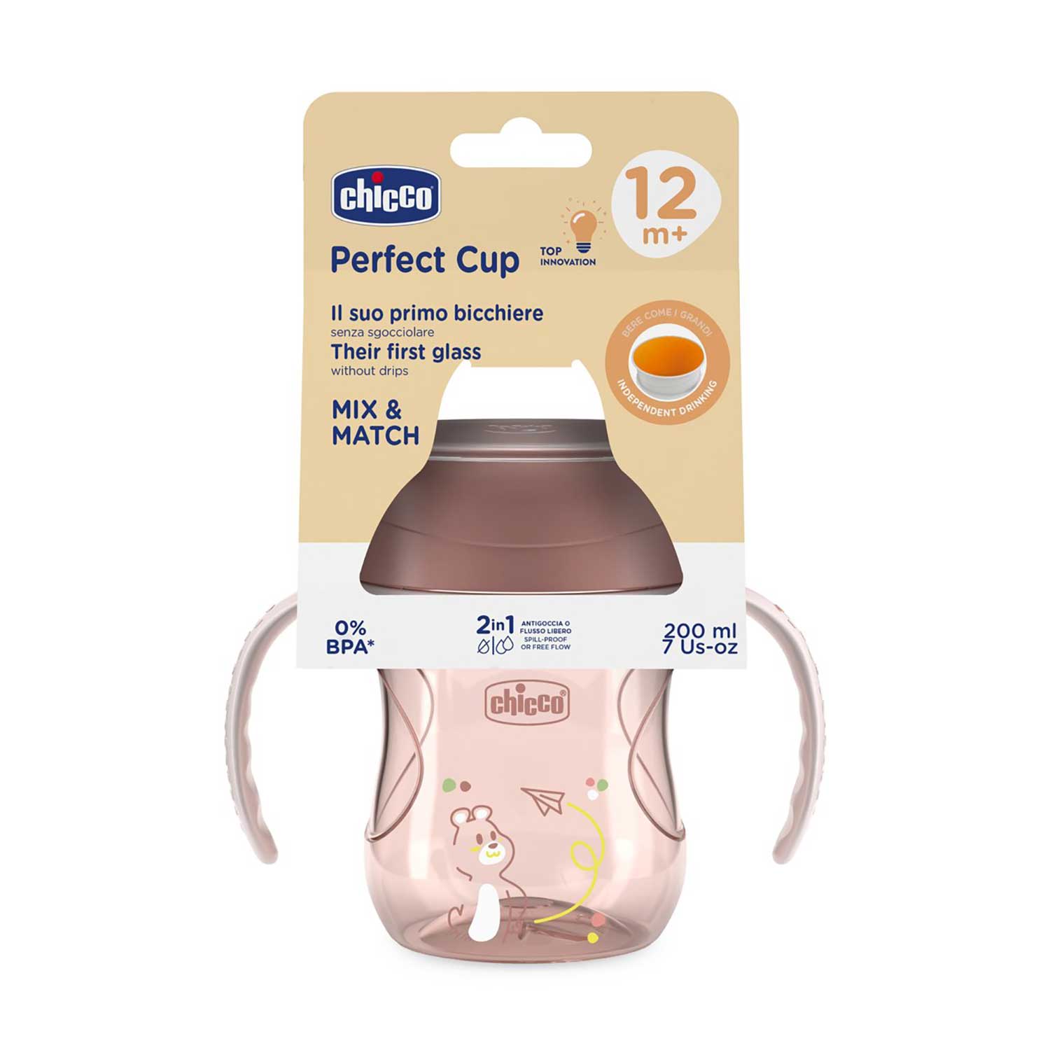 Chicco Κύπελλο Perfect 12m+ Ροζ 06951-15