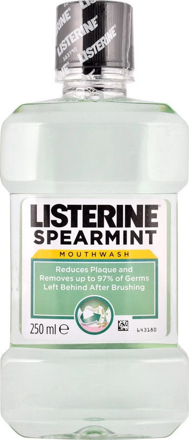 Listerine Spearmint 250ml Στoματικό Διάλυμα Πράσινο