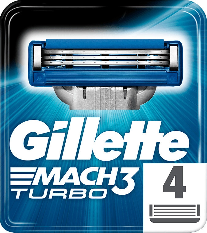 Gillette Ανταλλακτικά Ξυριστικής Μηχανής για Άνδρες Mach 3 Turbo 4τμχ