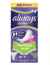 ALWAYS FLEXISTYLE FRESHNESS 60ΤΕΜ (bz)