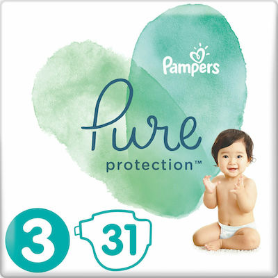 Pampers Pure Protection Μέγεθος 3 5-9kg 31τμχ P&G