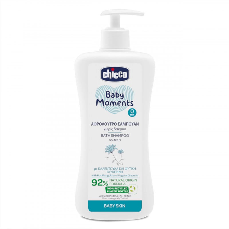 Chicco Αφρόλουτρο-Σαμπουάν Baby Moments 500ml 10591-80 / 10591-00