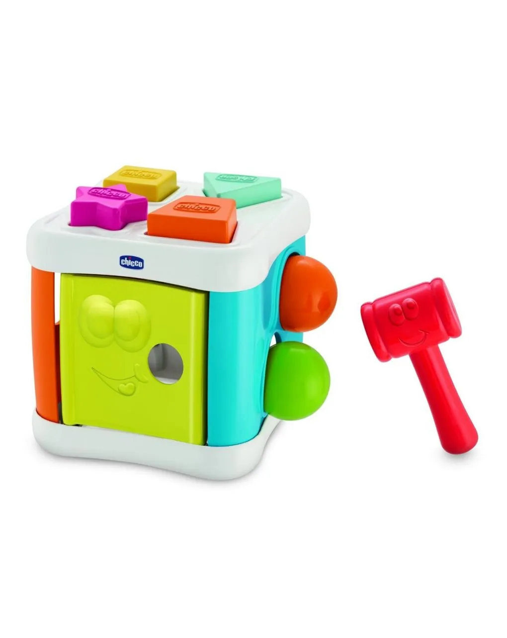 Chicco Κύβος Με Σήματα & Σφυρί 2in1 10-36m 09686-10