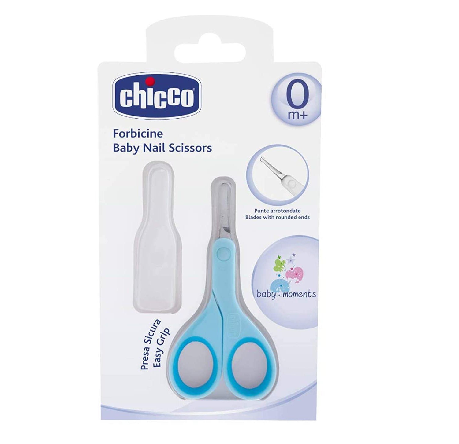 Chicco Ψαλιδάκι Ασφαλείας με Θήκη Σιελ 05912-20