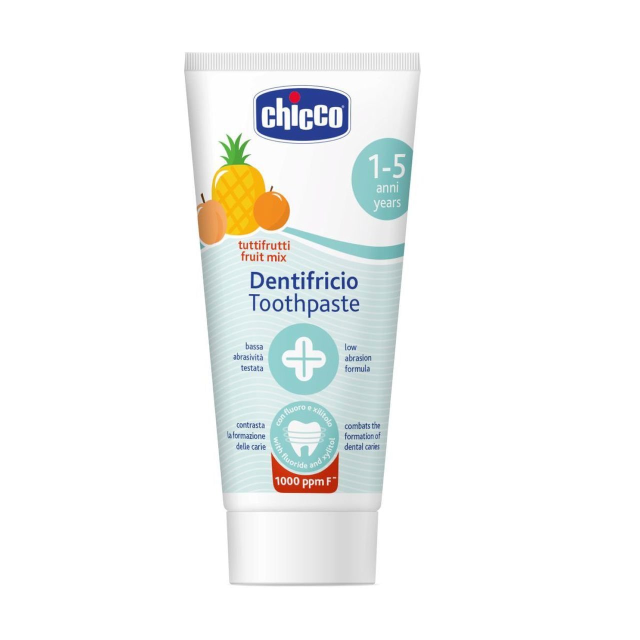 Chicco Οδοντόπαστα Mix Φρούτων 1-5y 50ml με Φθόριο 10608-00