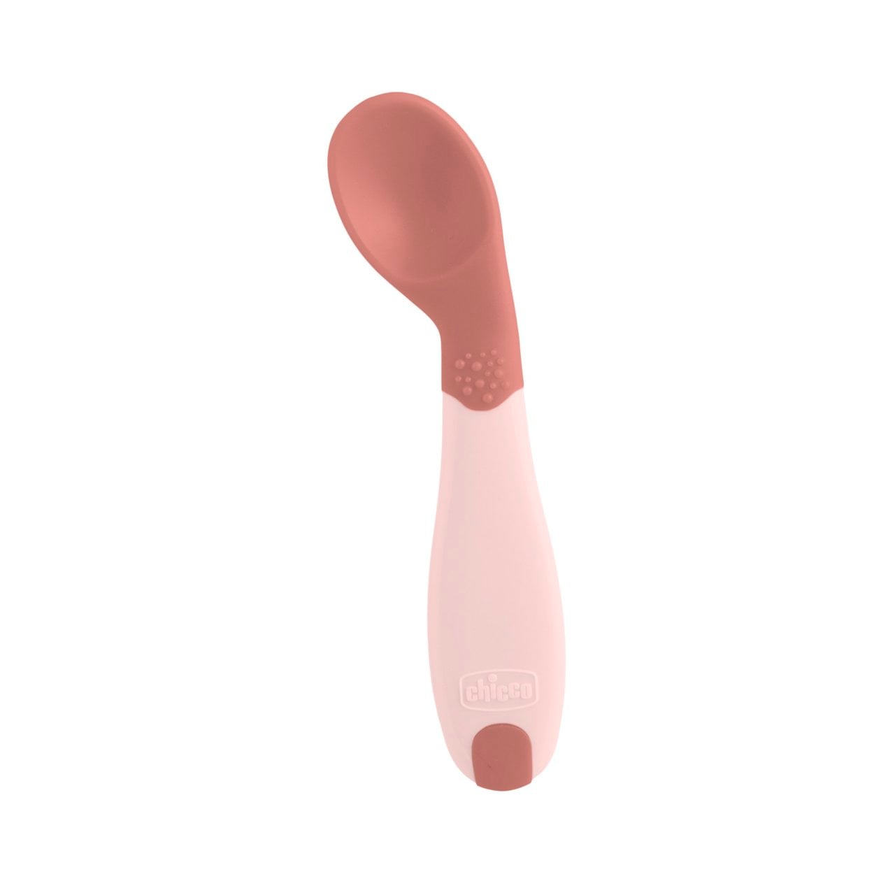 Chicco Κουτάλι Σιλικόνης Αρχής Natural Ροζ 8m+ 16100-15