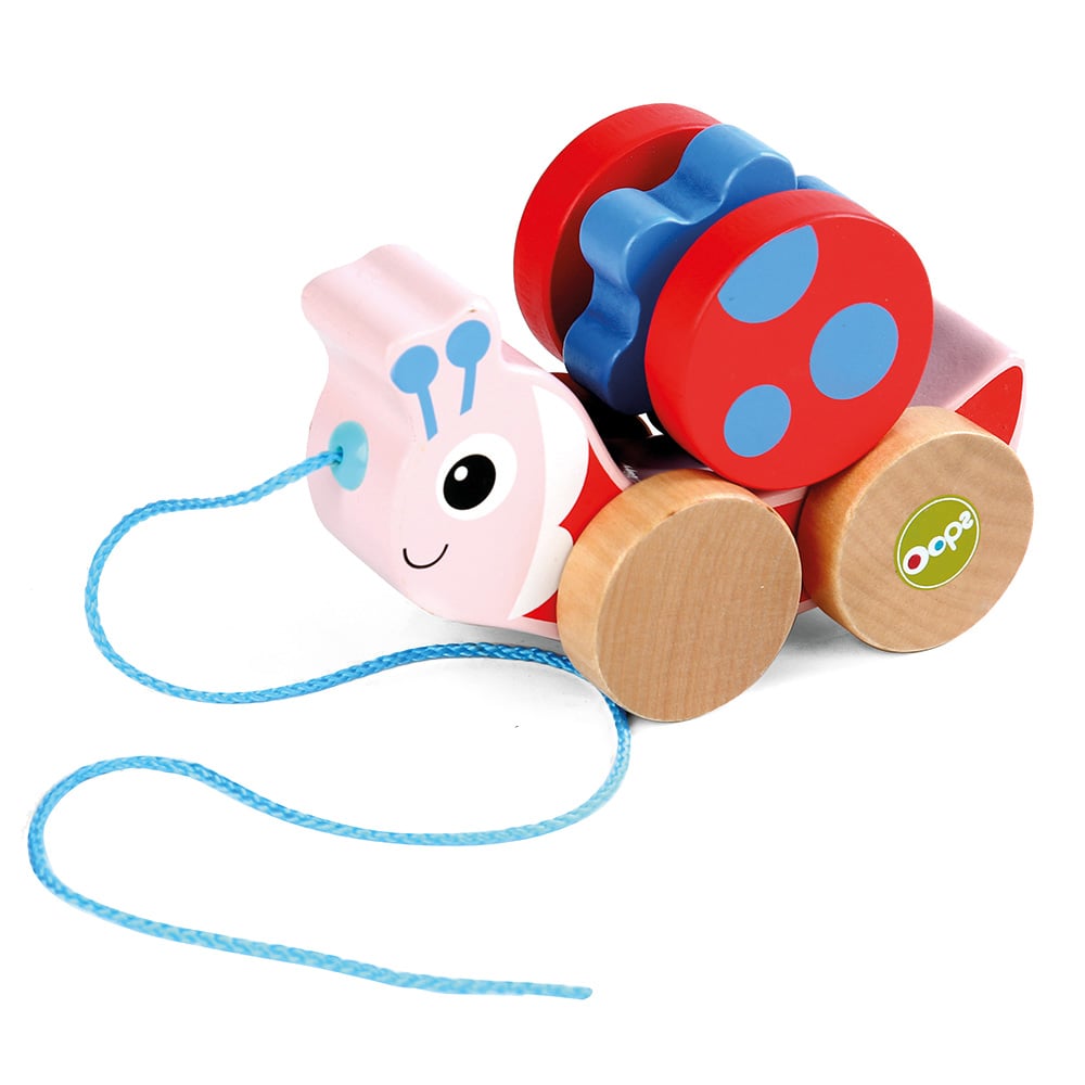 Oops Wooden Sliding Toy Ladybug 12m+ X30-17012-33 by Chicco