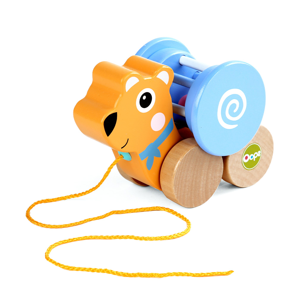Oops Wooden Sliding Toy Teddy Bear 12m+ X30-17012-11 by Chicco